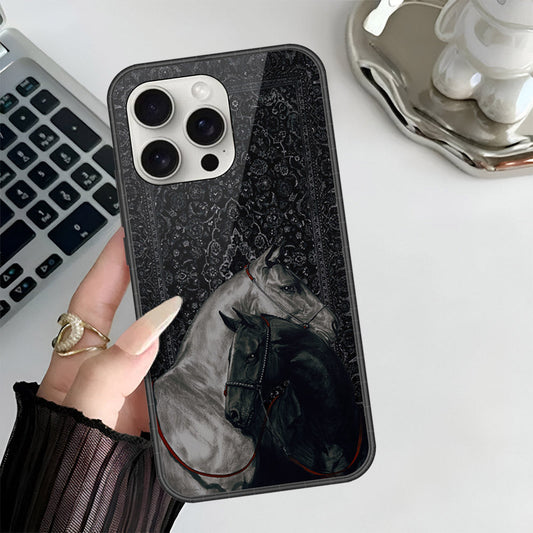 iPhone 16 Pro Max Cover - ONation Persian Rugs Series 3 - HQ Ultra Shine Premium Infinity Glass Soft Silicon Borders Case (Fast Delivery)