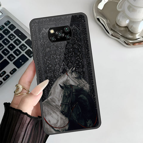 Xiaomi Poco X3 NFC Cover - ONation Persian Rugs Series 3 - HQ Ultra Shine Premium Infinity Glass Soft Silicon Borders Case