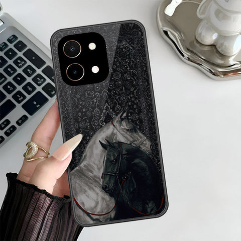 Vivo Y28 4G Cover - ONation Persian Rugs Series 3 - HQ Ultra Shine Premium Infinity Glass Soft Silicon Borders Case