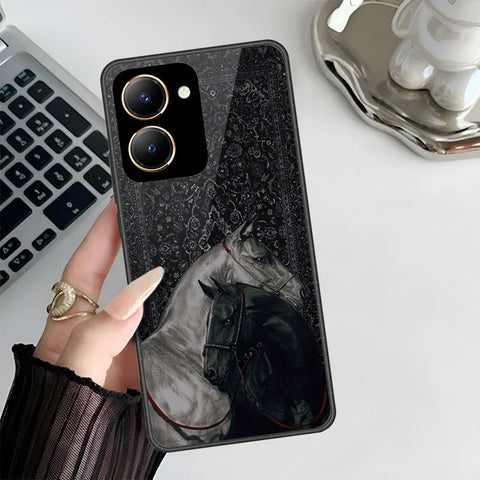 Vivo Y36 4G Cover - Onation Persian Rugs Series 3 - HQ Ultra Shine Premium Infinity Glass Soft Silicon Borders Case
