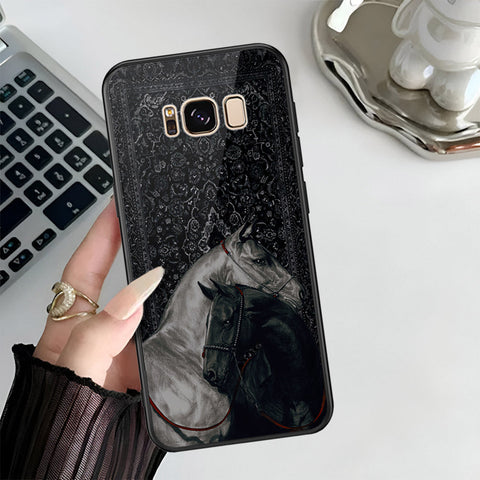 Samsung Galaxy S8 Plus Cover - Onaton Persian Rugs Series 3 - HQ Ultra Shine Premium Infinity Glass Soft Silicon Borders Case
