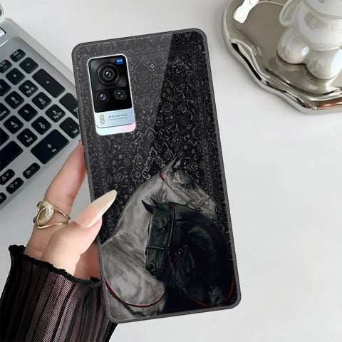 Vivo X60 Cover - ONation Persian Rugs Series 3 - HQ Ultra Shine Premium Infinity Glass Soft Silicon Borders Case