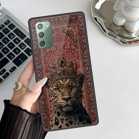 Samsung Galaxy Note 20 Cover - Onaton Persian Rugs Series 3 - HQ Ultra Shine Premium Infinity Glass Soft Silicon Borders Case