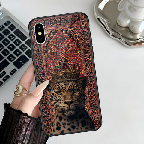 iPhone XS / X - Onation Persian Rugs Series 3 - HQ Ultra Shine Premium Infinity Glass Soft Silicon Borders Case