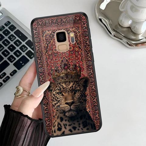 Samsung Galaxy S9 Cover - Onaton Persian Rugs Series 3 - HQ Ultra Shine Premium Infinity Glass Soft Silicon Borders Case
