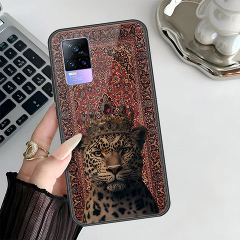 Vivo V21e Cover - Onation Persian Rugs Series 3 - HQ Ultra Shine Premium Infinity Glass Soft Silicon Borders Case