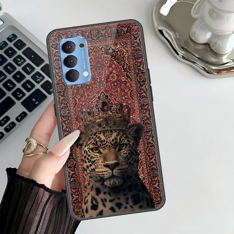 Oppo Reno 4 Cover - Onation Persian Rugs Series 3 - HQ Ultra Shine Premium Infinity Glass Soft Silicon Borders Case