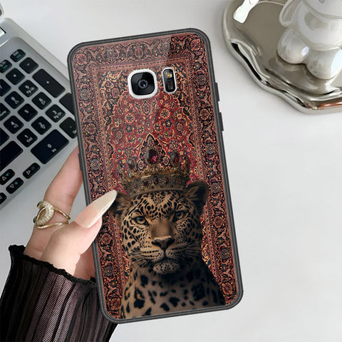 Samsung Galaxy S7 Edge Cover - Onation Persian Rugs Series 3 - HQ Ultra Shine Premium Infinity Glass Soft Silicon Borders Case