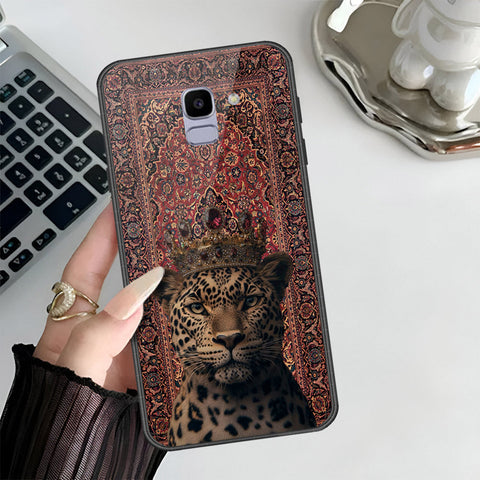Samsung Galaxy J6 Cover - ONation Persian Rugs Series 3 - HQ Ultra Shine Premium Infinity Glass Soft Silicon Borders Case