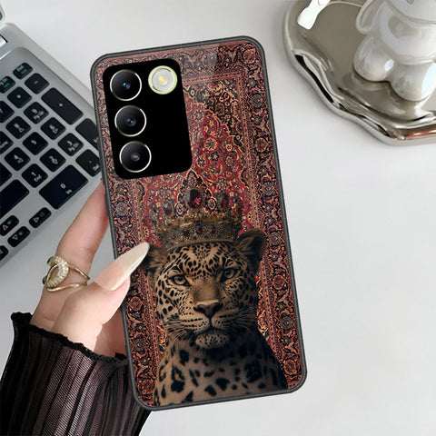Vivo Y100 4G Cover - Onation Persian Rugs Series 3 - HQ Ultra Shine Premium Infinity Glass Soft Silicon Borders Case