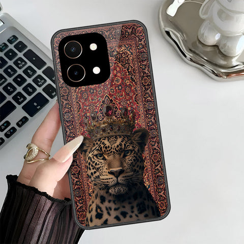 Vivo Y28 4G Cover - ONation Persian Rugs Series 3 - HQ Ultra Shine Premium Infinity Glass Soft Silicon Borders Case