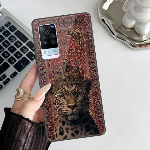 Vivo X60 Cover - ONation Persian Rugs Series 3 - HQ Ultra Shine Premium Infinity Glass Soft Silicon Borders Case