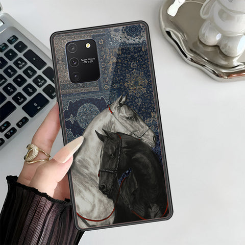 Samsung Galaxy A91 Cover - Onaton Persian Rugs Series 3 - HQ Ultra Shine Premium Infinity Glass Soft Silicon Borders Case