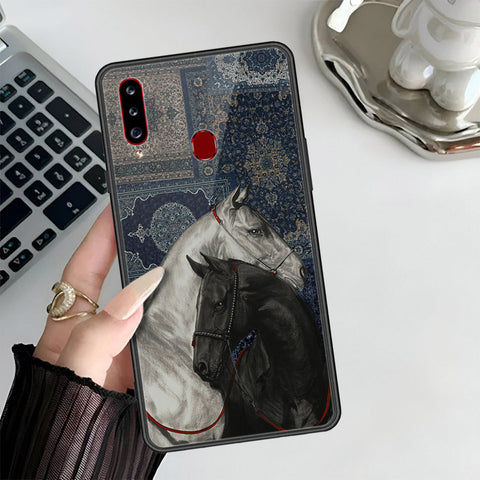 Samsung Galaxy A20s Cover - Onaton Persian Rugs Series 3 - HQ Ultra Shine Premium Infinity Glass Soft Silicon Borders Case