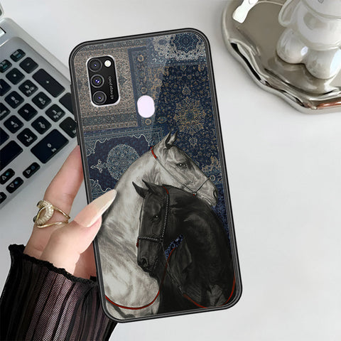 Samsung Galaxy M21 Cover - Onaton Persian Rugs Series 3 - HQ Ultra Shine Premium Infinity Glass Soft Silicon Borders Case