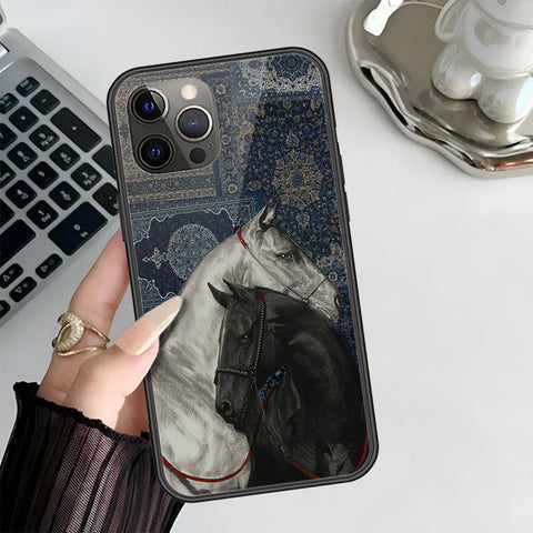 iPhone 12 Pro - Onation Persian Rugs Series 3 - HQ Ultra Shine Premium Infinity Glass Soft Silicon Borders Case