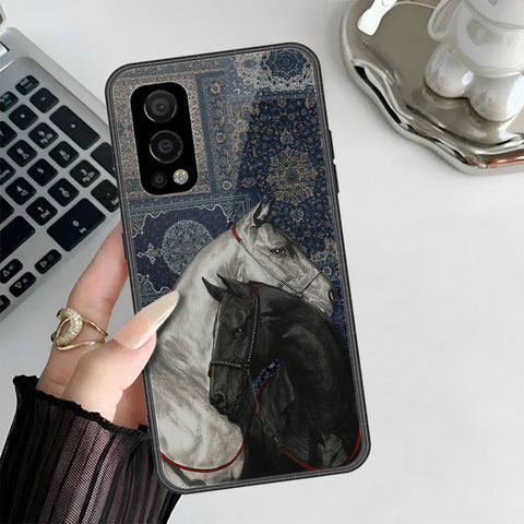 OnePlus Nord 2 Cover - Onation Persian Rugs Series 3 - HQ Ultra Shine Premium Infinity Glass Soft Silicon Borders Case
