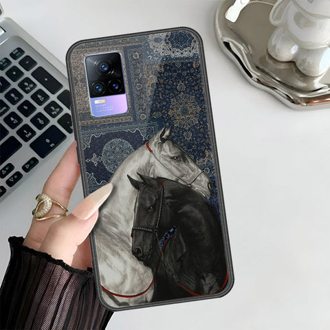 Vivo V21e Cover - Onation Persian Rugs Series 3 - HQ Ultra Shine Premium Infinity Glass Soft Silicon Borders Case