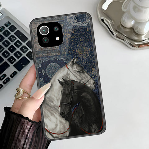 Xiaomi Mi 11 Lite 5G Cover - Onation Persian Rugs Series 3 - HQ Ultra Shine Premium Infinity Glass Soft Silicon Borders Case