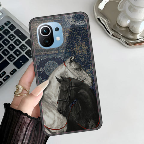 Xiaomi Mi 11 Cover - Onation Persian Rugs Series 3 - HQ Ultra Shine Premium Infinity Glass Soft Silicon Borders Case