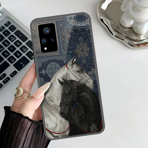 Vivo V21 Cover - Onation Persian Rugs Series 3 - HQ Ultra Shine Premium Infinity Glass Soft Silicon Borders Case