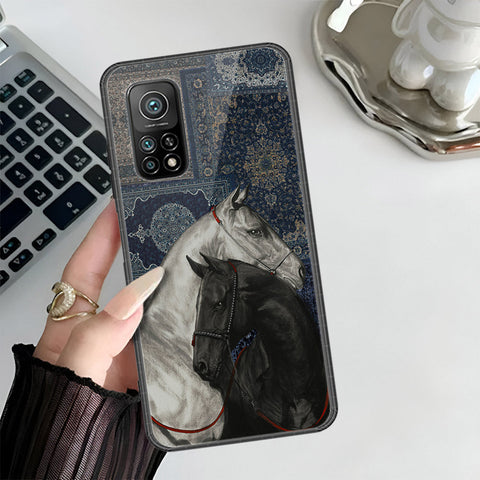Xiaomi Mi 10T Cover - ONation Persian Rugs Series 3 - HQ Ultra Shine Premium Infinity Glass Soft Silicon Borders Case