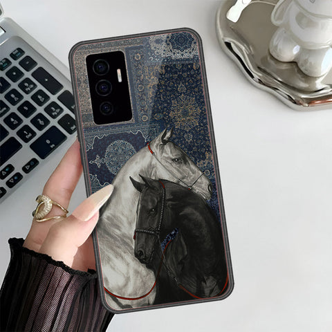 Vivo V23e Cover - Onation Persian Rugs Series 3 - HQ Ultra Shine Premium Infinity Glass Soft Silicon Borders Case