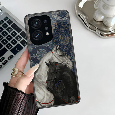 Oppo Find X5 Cover - Onation Persian Rugs Series 3 - HQ Ultra Shine Premium Infinity Glass Soft Silicon Borders Case