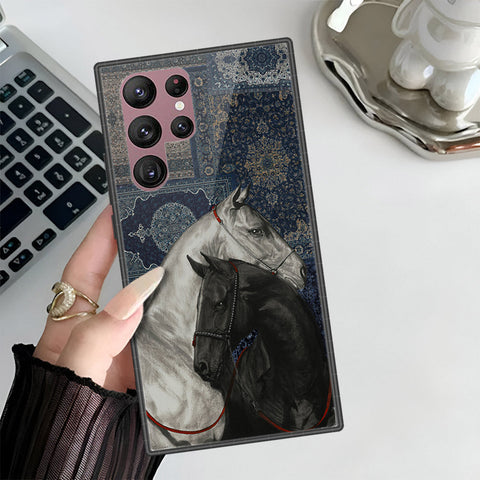 Samsung Galaxy S22 Ultra 5G Cover - Onation Persian Rugs Series 3 - HQ Ultra Shine Premium Infinity Glass Soft Silicon Borders Case