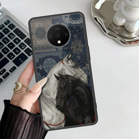 OnePlus 7T Cover - Onaton Persian Rugs Series 3 - HQ Ultra Shine Premium Infinity Glass Soft Silicon Borders Case