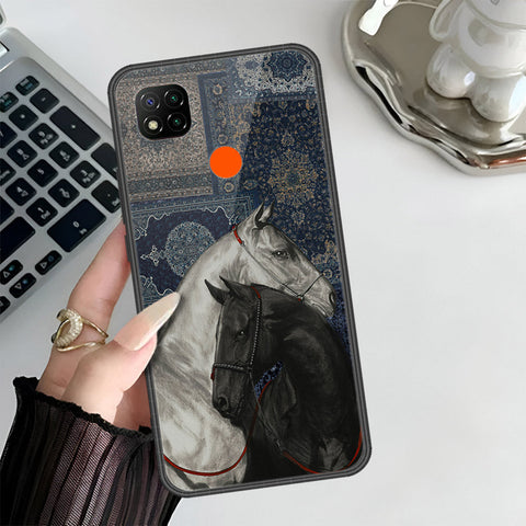 Xiaomi Redmi 9C Cover - Onation Persian Rugs Series 3 - HQ Ultra Shine Premium Infinity Glass Soft Silicon Borders Case