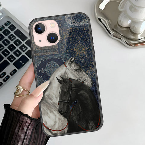iPhone 14 Plus Cover - Onation Persian Rugs Series 3 - HQ Ultra Shine Premium Infinity Glass Soft Silicon Borders Case