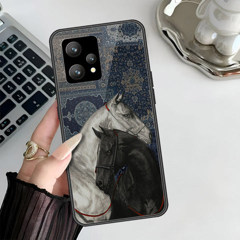 Realme 9 4G Cover - Onation Persian Rugs Series 3 - HQ Ultra Shine Premium Infinity Glass Soft Silicon Borders Case