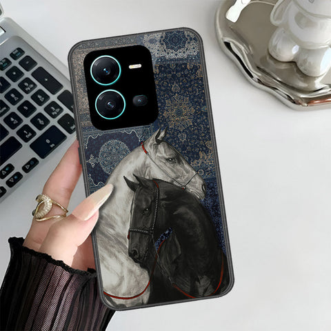 Vivo X80 Lite Cover - Onation Persian Rugs Series 3 - HQ Ultra Shine Premium Infinity Glass Soft Silicon Borders Case