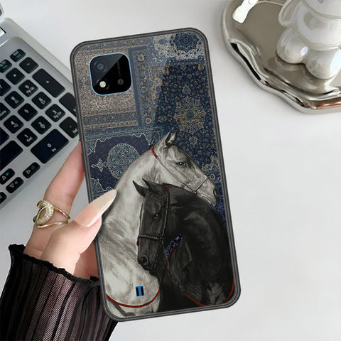 Realme C20 Cover - Onation Persian Rugs Series 3 - HQ Ultra Shine Premium Infinity Glass Soft Silicon Borders Case