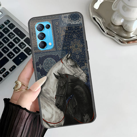 Oppo Reno 5 4G Cover - Onaton Persian Rugs Series 3 - HQ Ultra Shine Premium Infinity Glass Soft Silicon Borders Case