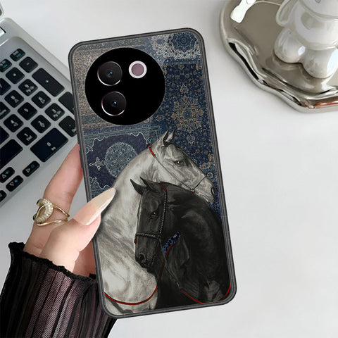 Vivo V30e Cover - Onation Persian Rugs Series 3 - HQ Ultra Shine Premium Infinity Glass Soft Silicon Borders Case