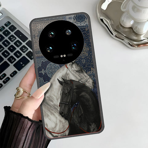 Xiaomi 14 Ultra Cover - Onation Persian Rugs Series 3 - HQ Ultra Shine Premium Infinity Glass Soft Silicon Borders Case