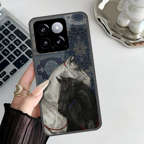Xiaomi 14 Cover - Onation Persian Rugs Series 3 - HQ Ultra Shine Premium Infinity Glass Soft Silicon Borders Case