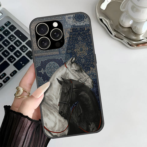 IPhone 15 Pro Cover - Onation Persian Rugs Series 3 - HQ Ultra Shine Premium Infinity Glass Soft Silicon Borders Case