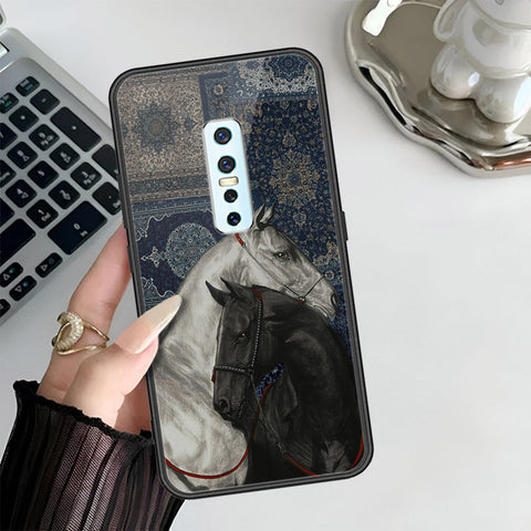 Vivo V17 Pro Cover - Onaton Persian Rugs Series 3 - HQ Ultra Shine Premium Infinity Glass Soft Silicon Borders Case