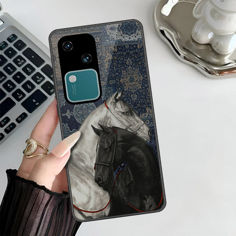 Vivo S18 Cover - Onation Persian Rugs Series 3 - HQ Ultra Shine Premium Infinity Glass Soft Silicon Borders Case