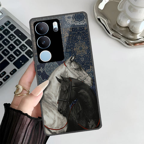 Vivo V29 Cover - Onation Persian Rugs Series 3 - HQ Ultra Shine Premium Infinity Glass Soft Silicon Borders Case