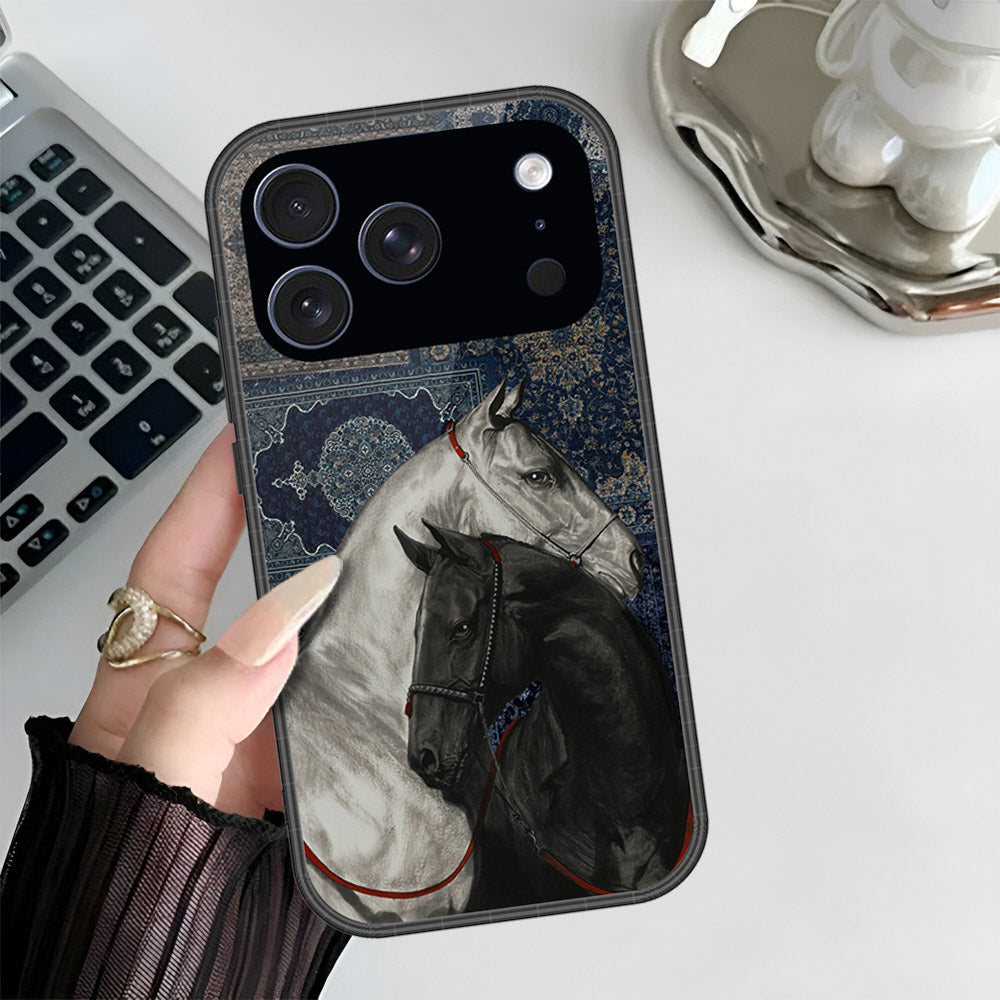 iPhone 17 Pro Max - Onation Persian Rugs Series 3 - HQ Ultra Shine Premium Infinity Glass Soft Silicon Borders Case (Fast Delivery)(AH)
