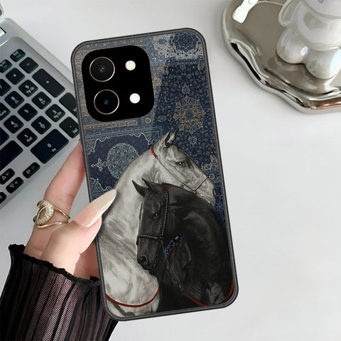 Vivo Y28 4G Cover - ONation Persian Rugs Series 3 - HQ Ultra Shine Premium Infinity Glass Soft Silicon Borders Case