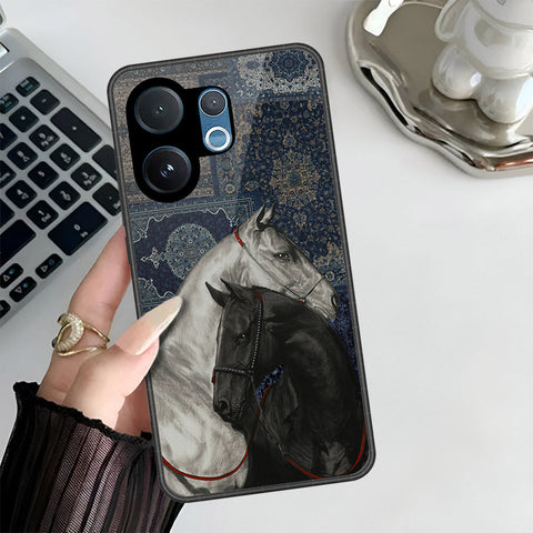Vivo V40 Lite (IDN) Cover - Onation Persian Rugs Series 3 - HQ Ultra Shine Premium Infinity Glass Soft Silicon Borders Case