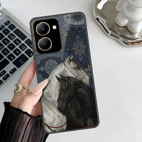 Vivo Y36 5G Cover - Onation Persian Rugs Series 3 - HQ Ultra Shine Premium Infinity Glass Soft Silicon Borders Case