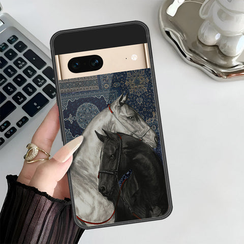 Google Pixel 7 Cover - ONation Persian Rugs Series 3 - HQ Ultra Shine Premium Infinity Glass Soft Silicon Borders Case
