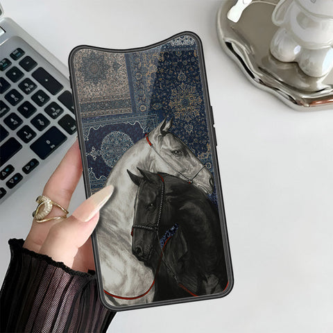 Oppo Find X Cover - Onaton Persian Rugs Series 3 - HQ Ultra Shine Premium Infinity Glass Soft Silicon Borders Case