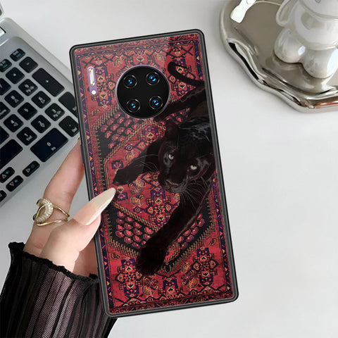 Huawei Mate 30 Pro Cover - Onaton Persian Rugs Series 3 - HQ Ultra Shine Premium Infinity Glass Soft Silicon Borders Case
